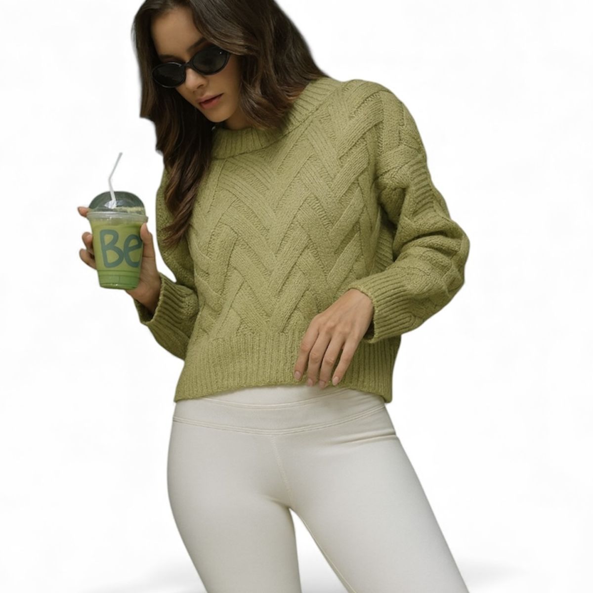 AMA OUTFITTERS - SWEATER TEJIDO EN HILO ASPEN