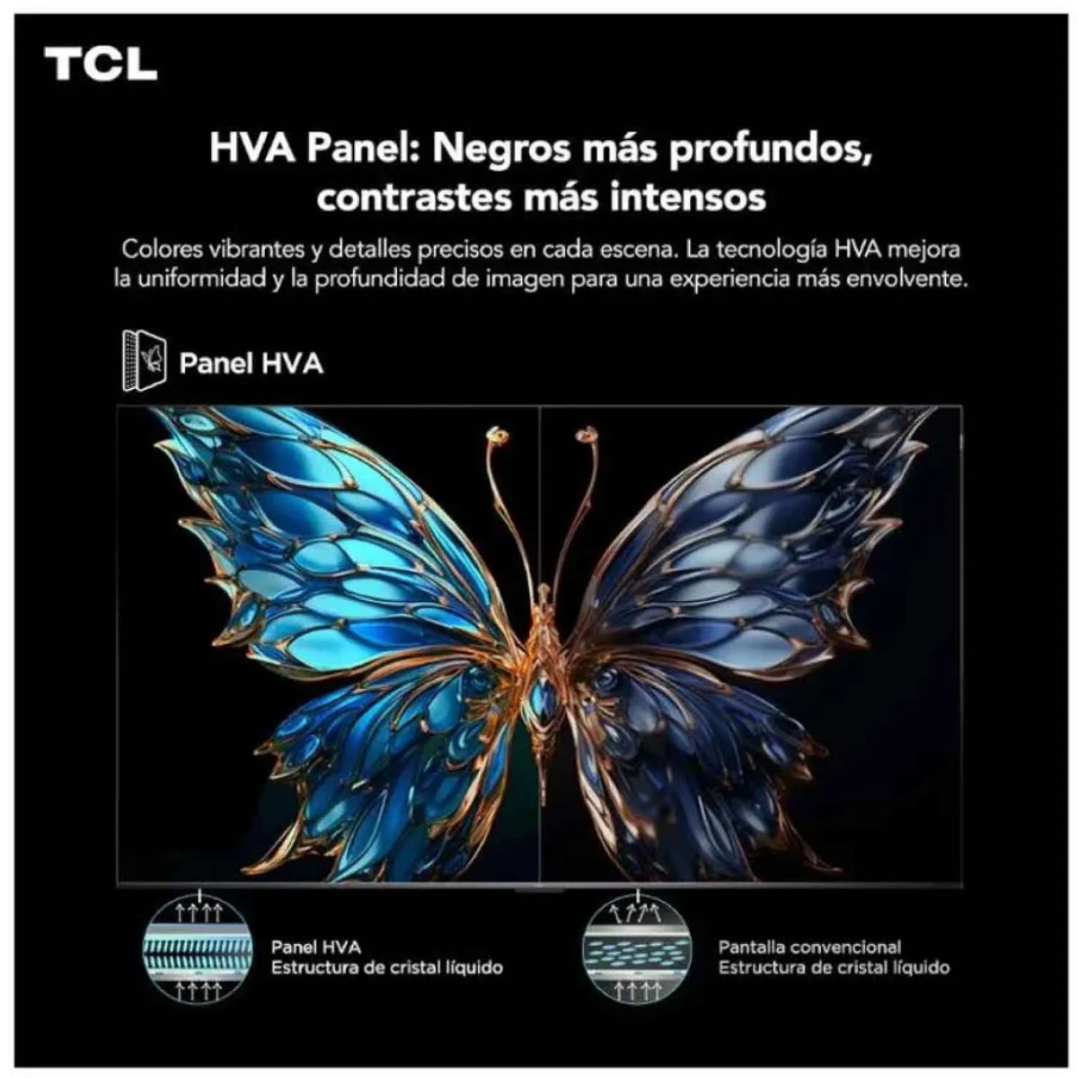 TCL - Televisor TCL LED 65 UHD 4K Smart TV 65V6C + RackFijo