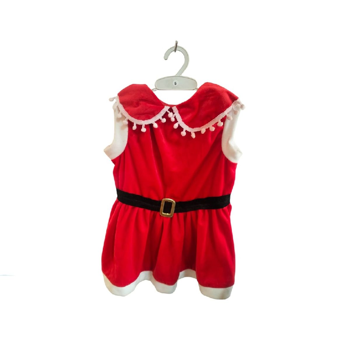 GENERICO - Vestido navideño mama noela para perros y gato Talla 4