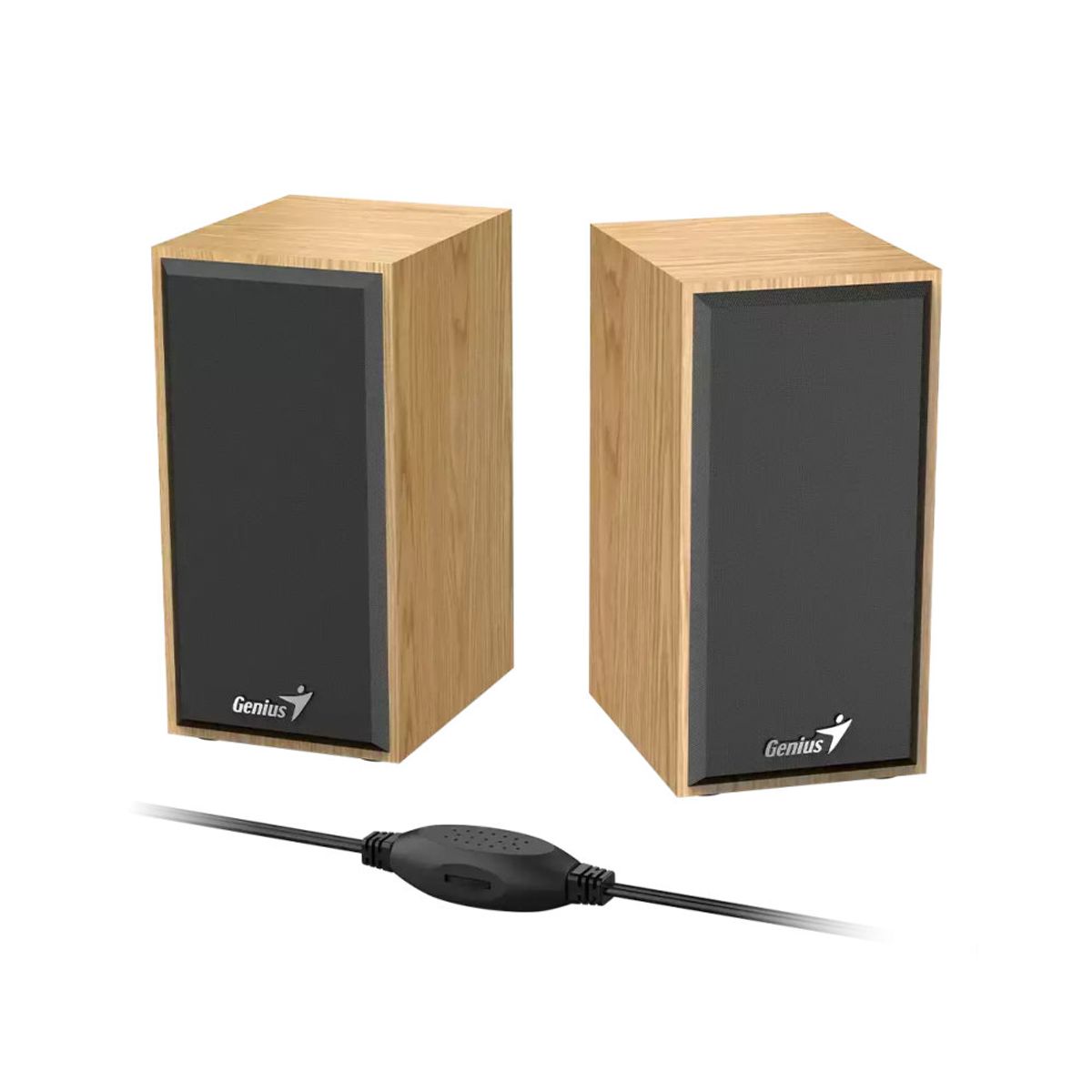 GENIUS - Parlante 2.0 Genius SP-HF180 6W USB Madera Pino