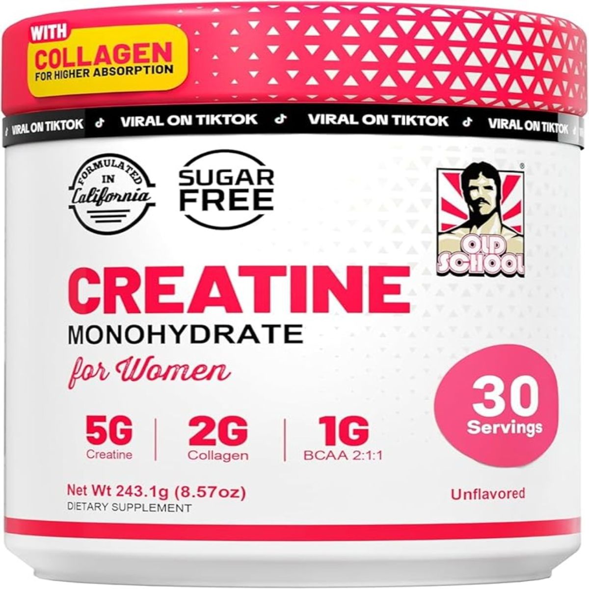 GENERICO - Old School Labs creatina para mujer 500 mg