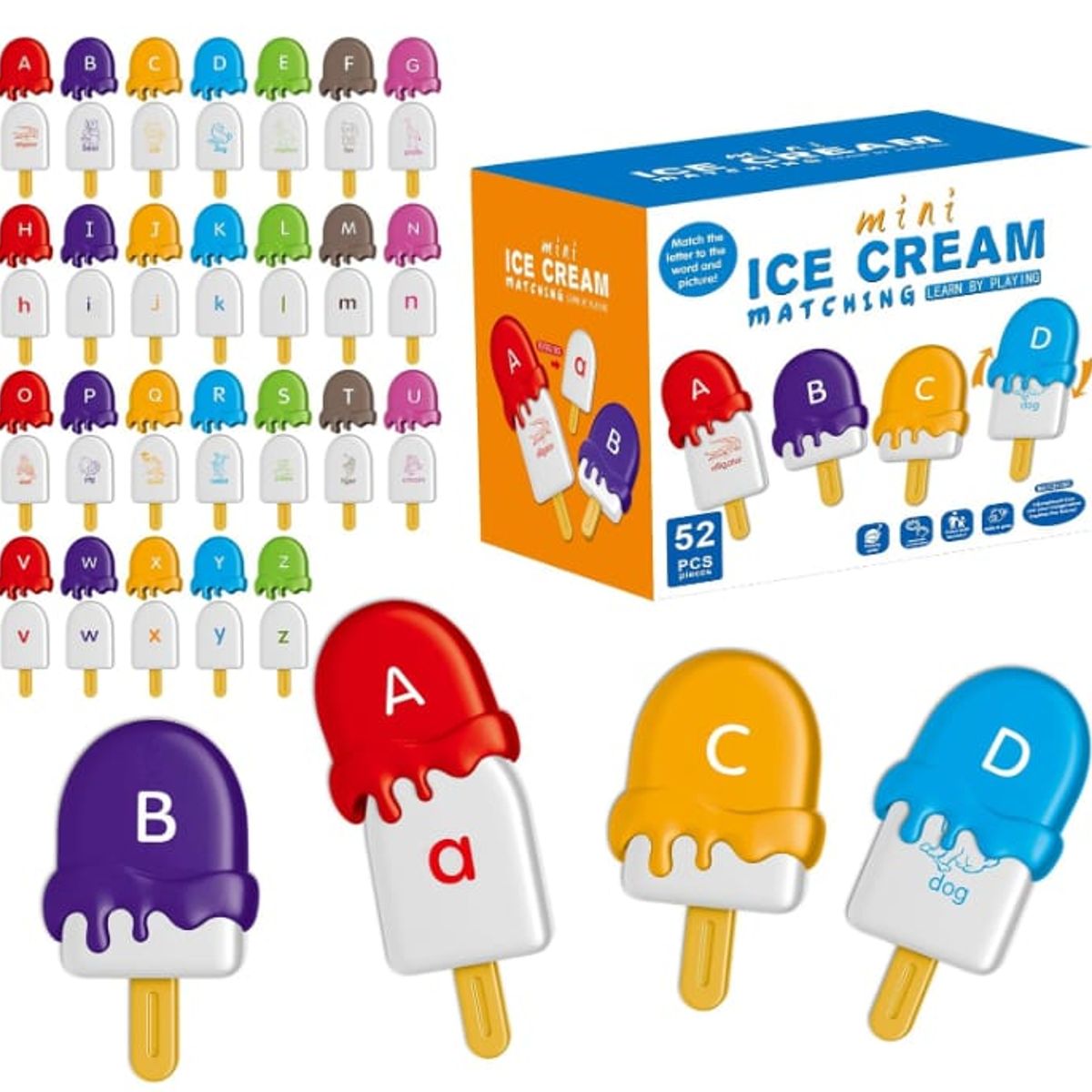 GENERICO - HELADOS DE ENCAJE ABECEDARIO