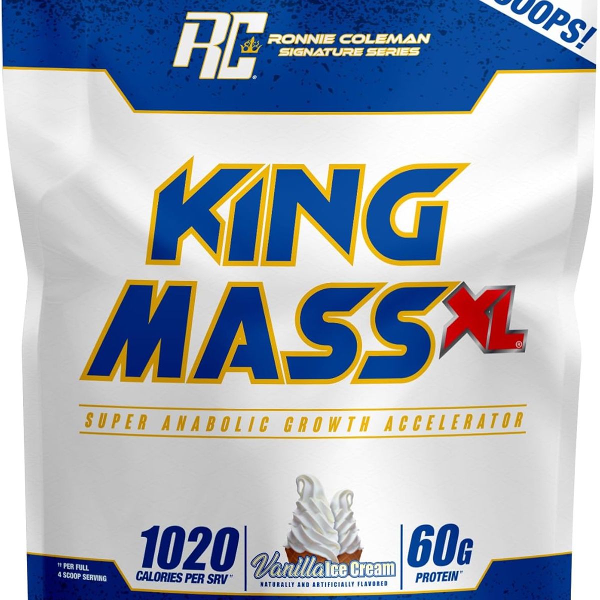 RONNIE COLEMAN - Ganador de peso King Mass 15 lb - Vanilla Ice Cream