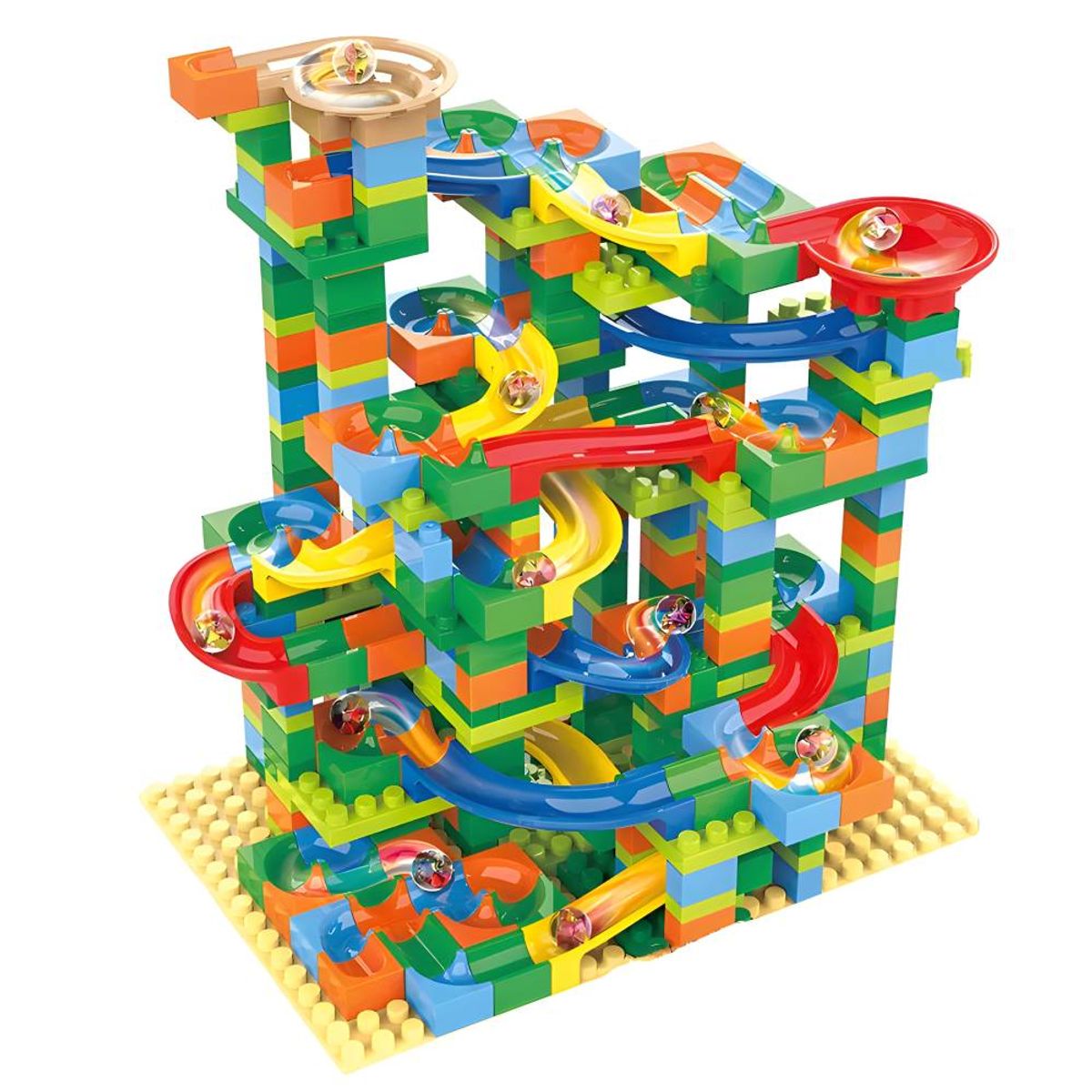 GENERICO - Pista de Canicas 402 Piezas Set de Construcción Infantil