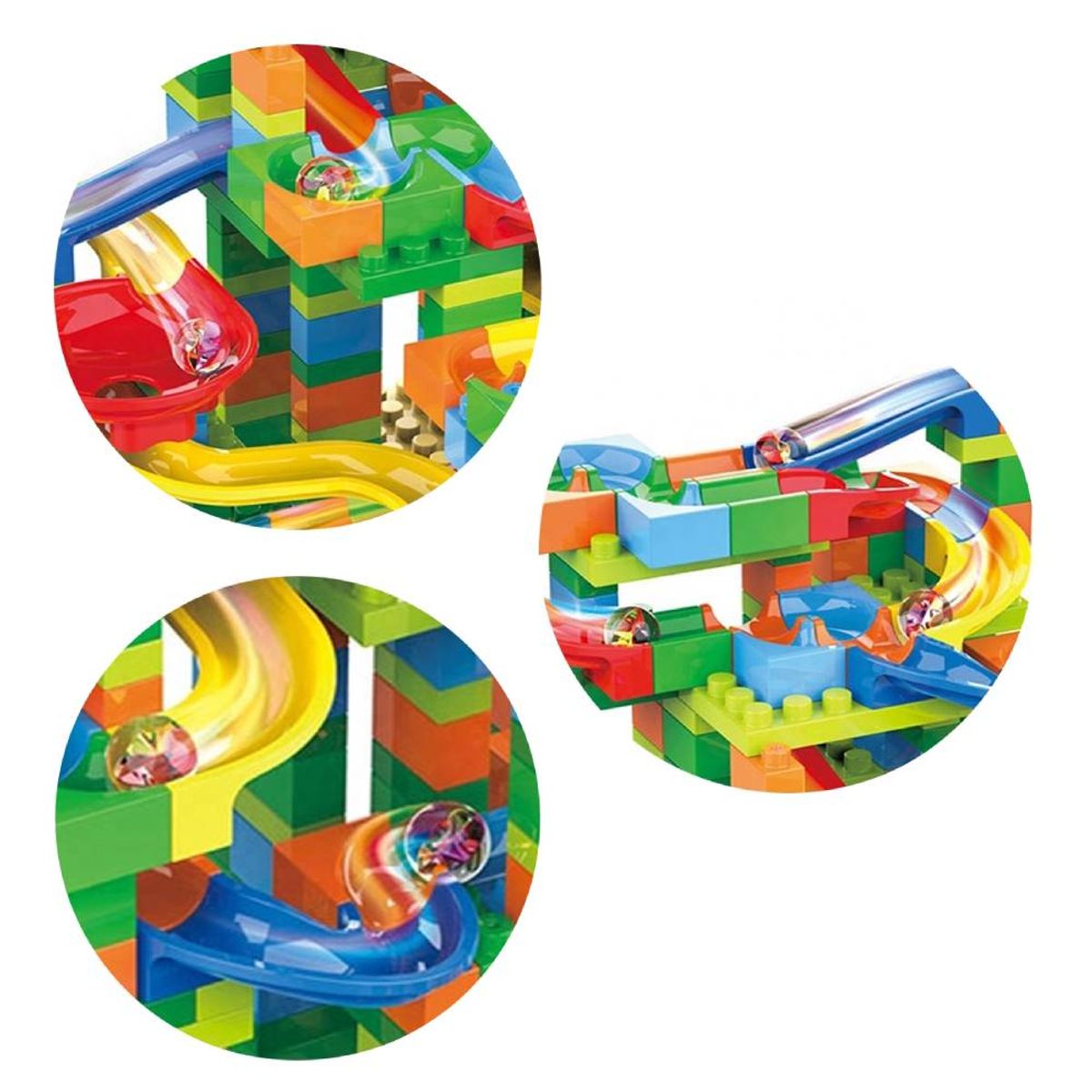 GENERICO - Pista de Canicas 402 Piezas Set de Construcción Infantil