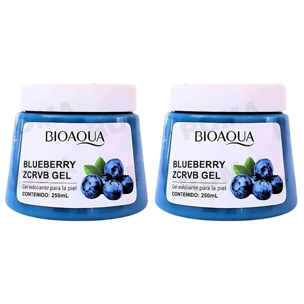 BIOAQUA - PACK 2 EXFOLIANTE EN GEL DE BLUEBERRY 250ML BIOAQUA