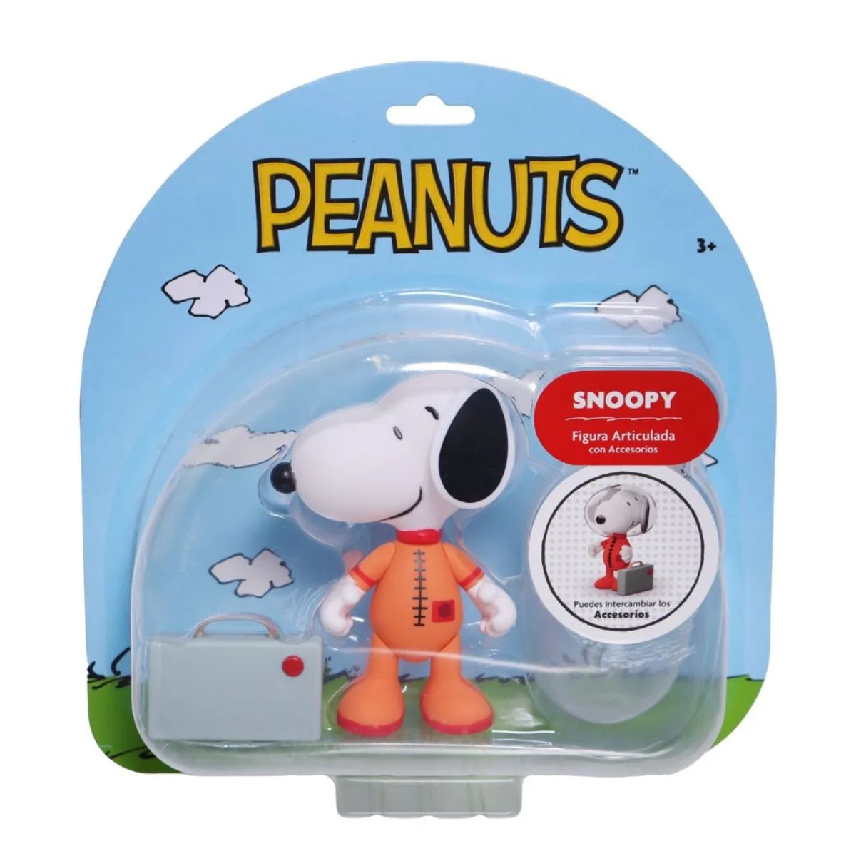 SNOOPY - Figura Snoopy Astronauta Articulable 10cm