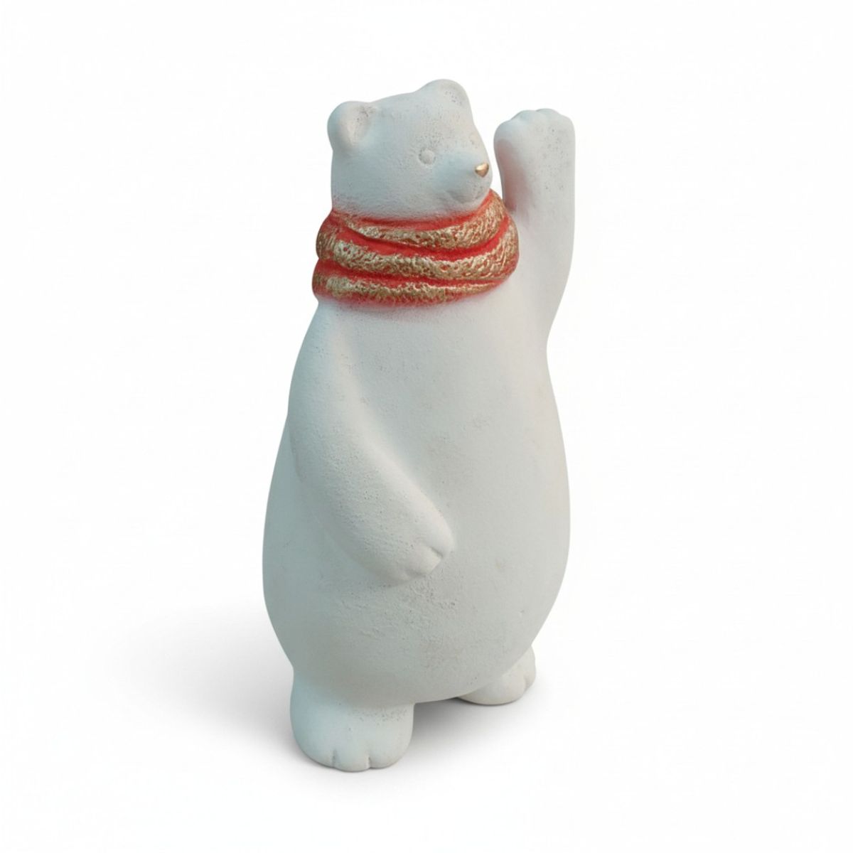 GENERICO - Figura Oso Polar Bufanda Roja