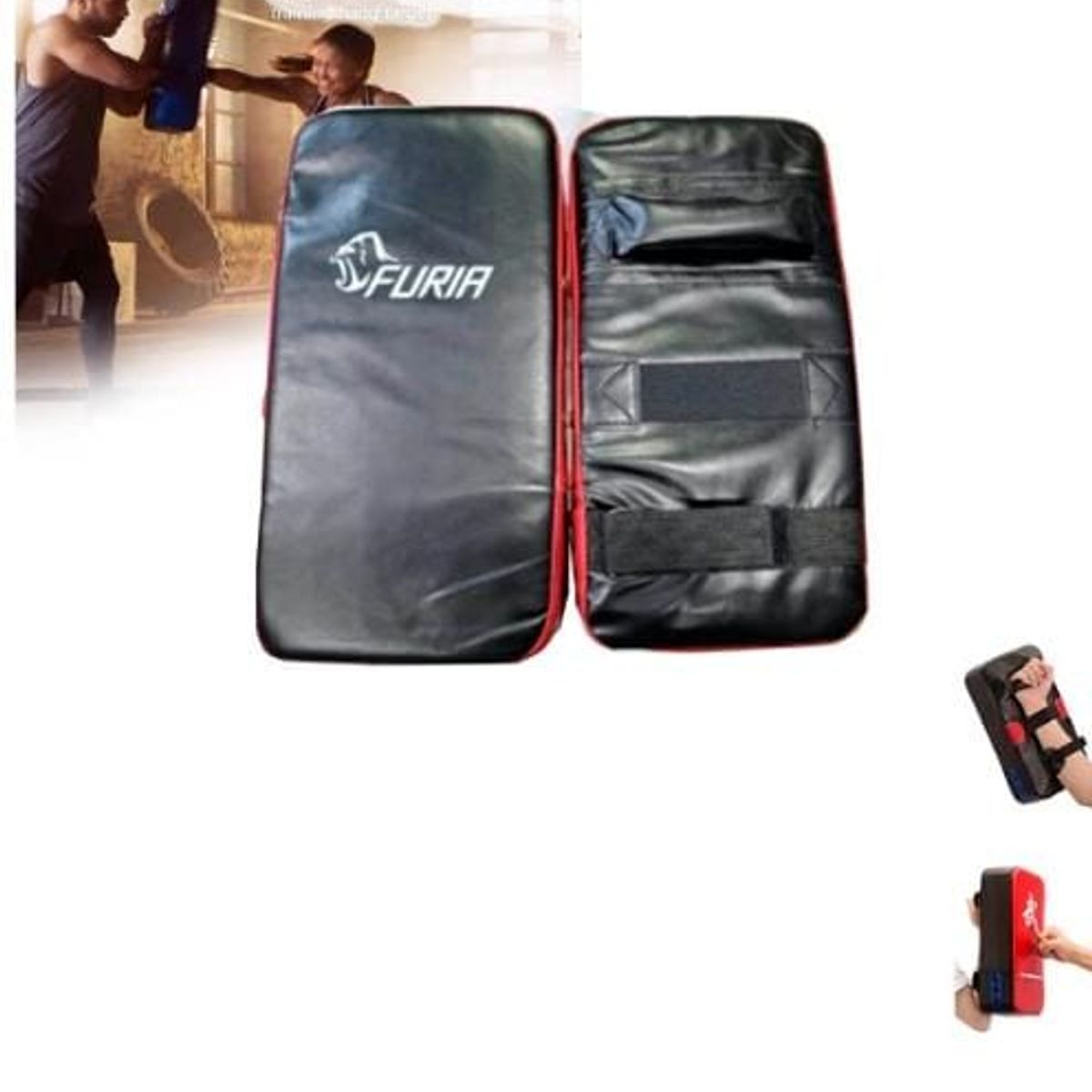 GENERICO - Par de pads para entrenamiento box muay thay