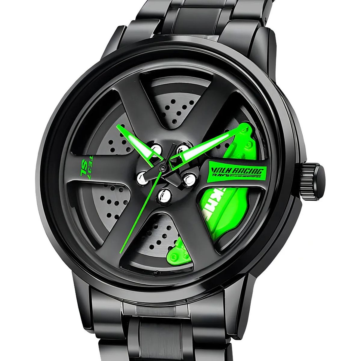 SKMEI - Reloj Skmei 1787 Rin De Auto Deportivo Giratorio Acero Inox V