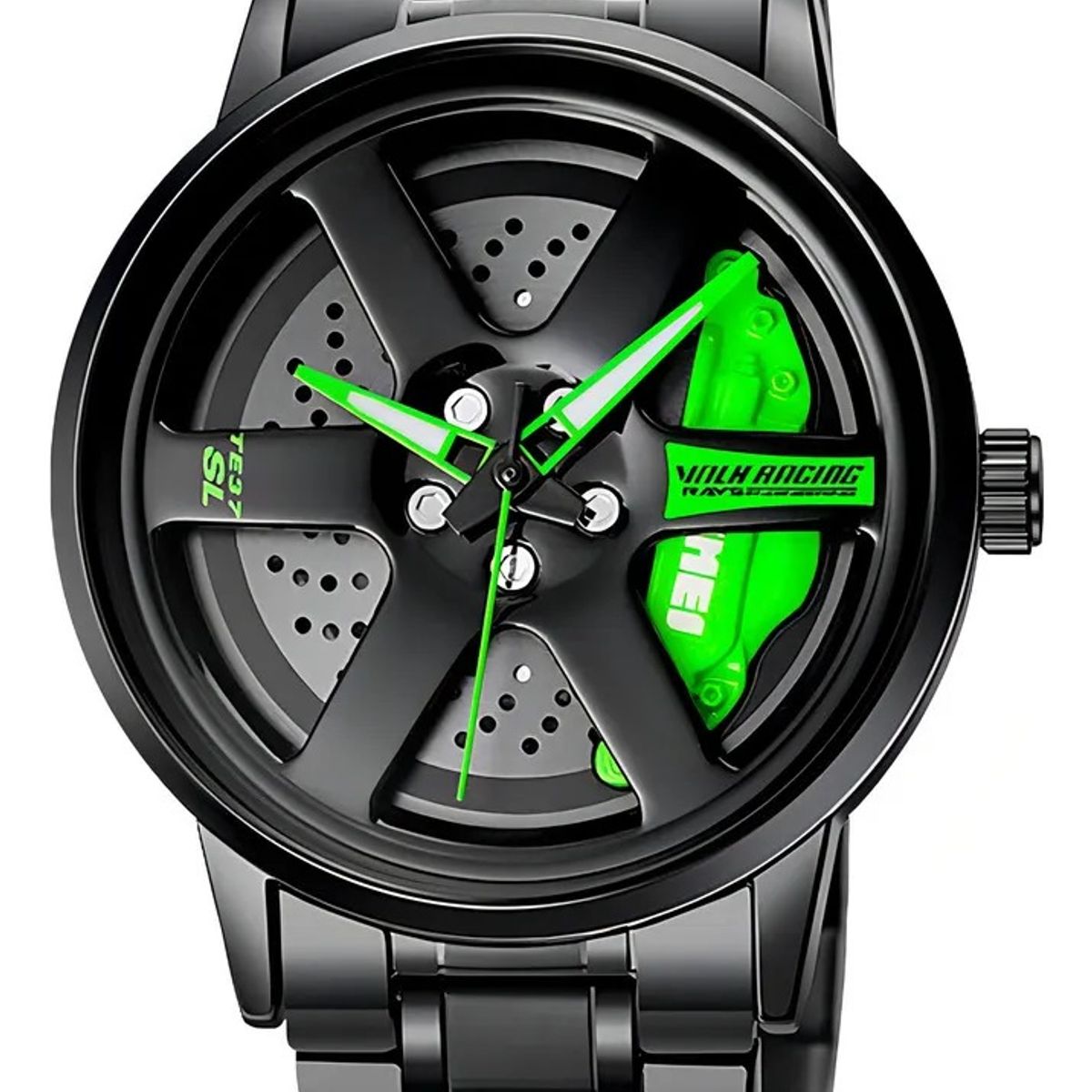 SKMEI - Reloj Skmei 1787 Rin De Auto Deportivo Giratorio Acero Inox V