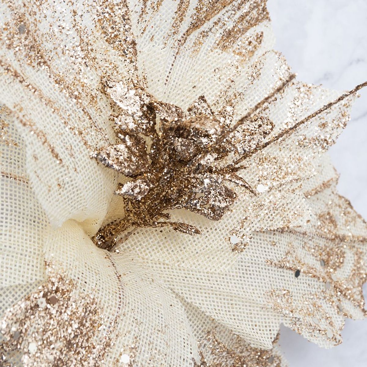 PANORAMA HOGAR - SETX6 FLORES POINSETTIAS PVC SURTIDAS