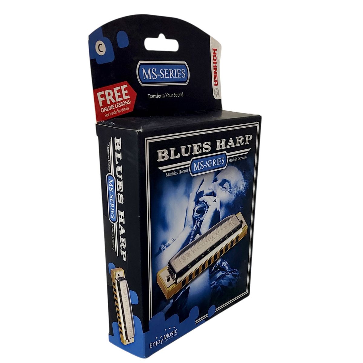 HOHNER - Armonica Hohner Blues Harp Blusera Original 20 Voces - Tonalidad C