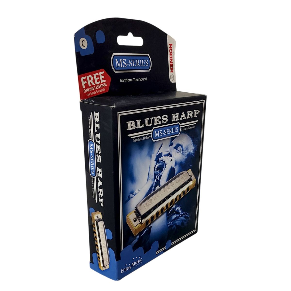 HOHNER - Armonica Hohner Blues Harp Blusera Original 20 Voces - Tonalidad C