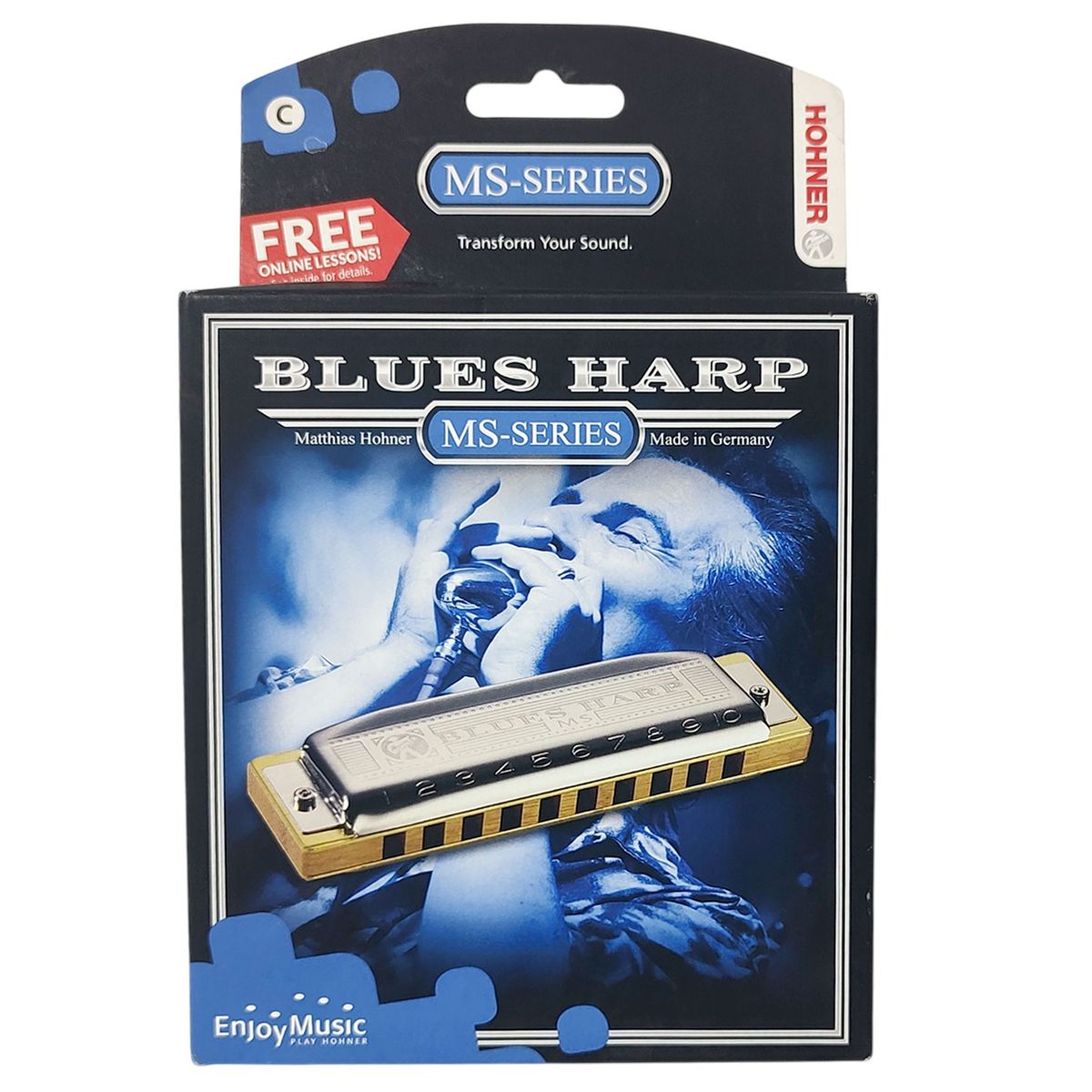 HOHNER - Armonica Hohner Blues Harp Blusera Original 20 Voces - Tonalidad C