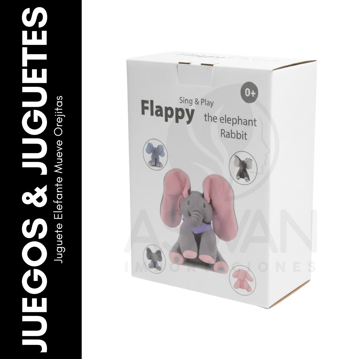 GENERICO - Juguete Elefante Mueve Orejitas
