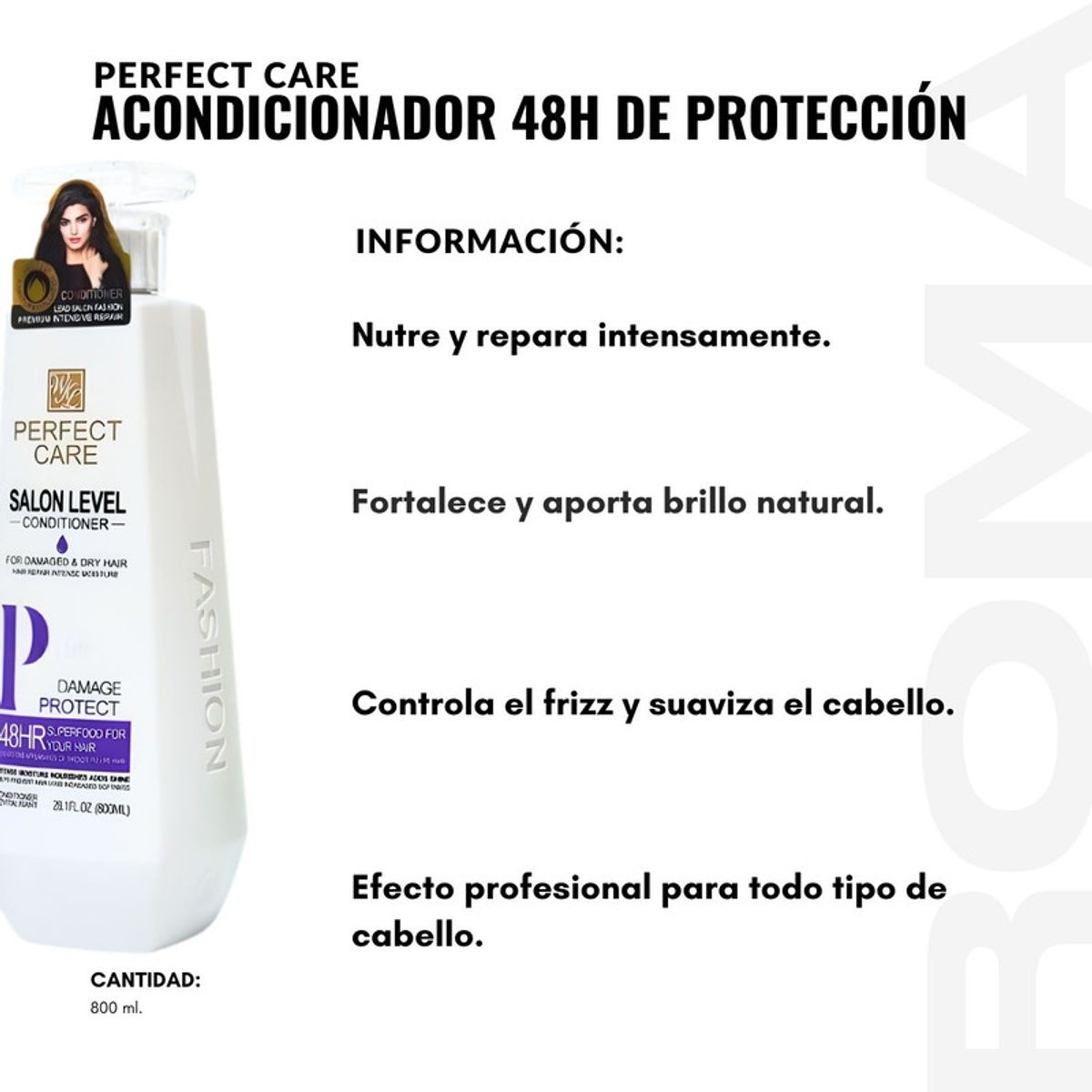 GENERICO - PACK 2 ACONDICIONADOR 48H DE PROTECCIÓN 800ML PERFECT CARE