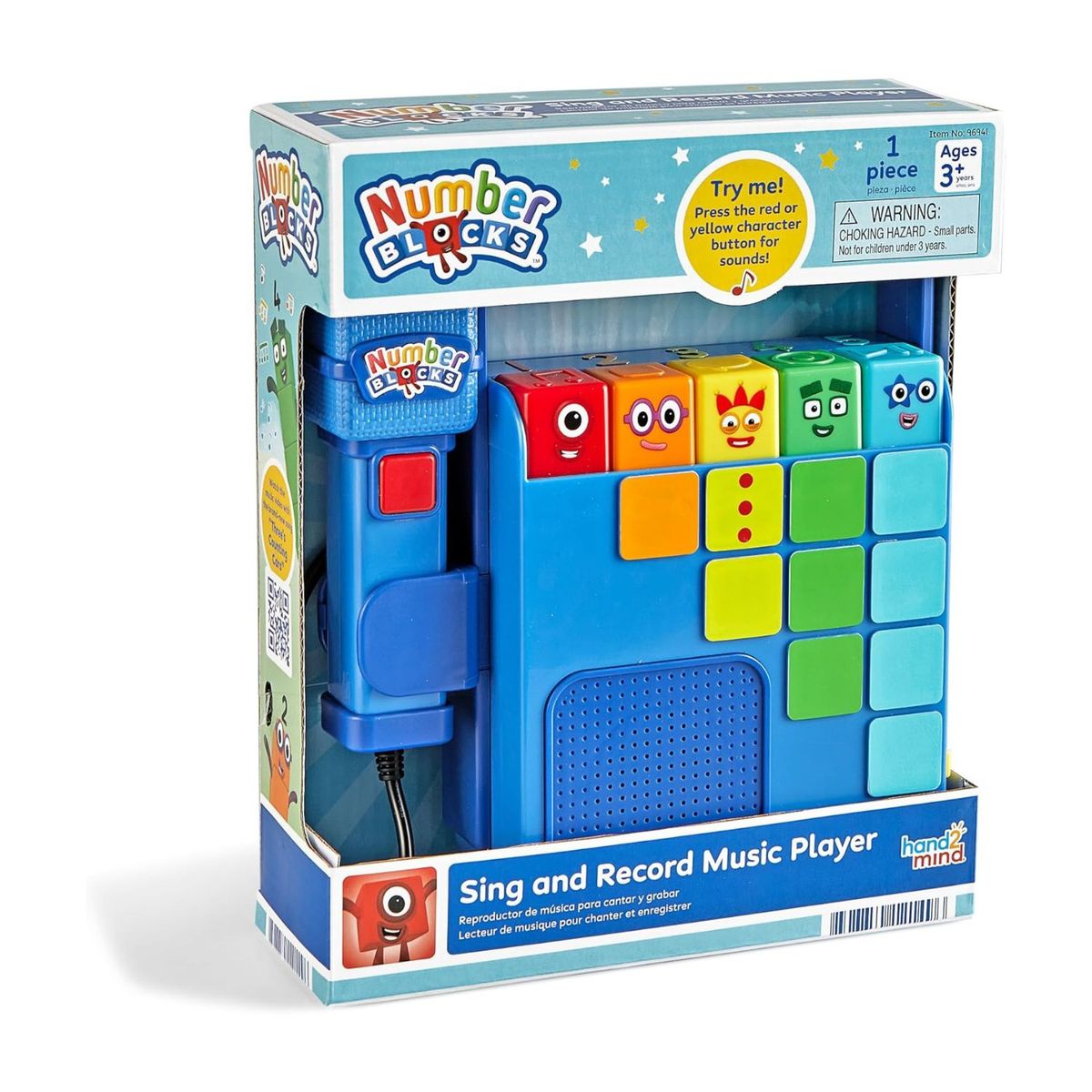 AMAZON - Numberblocks Grabadora con Microfono Number blocks