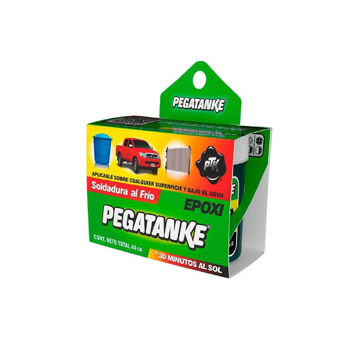 PEGATANKE - Soldadura el Frío Epoxi Verde 44cc Pegatanke