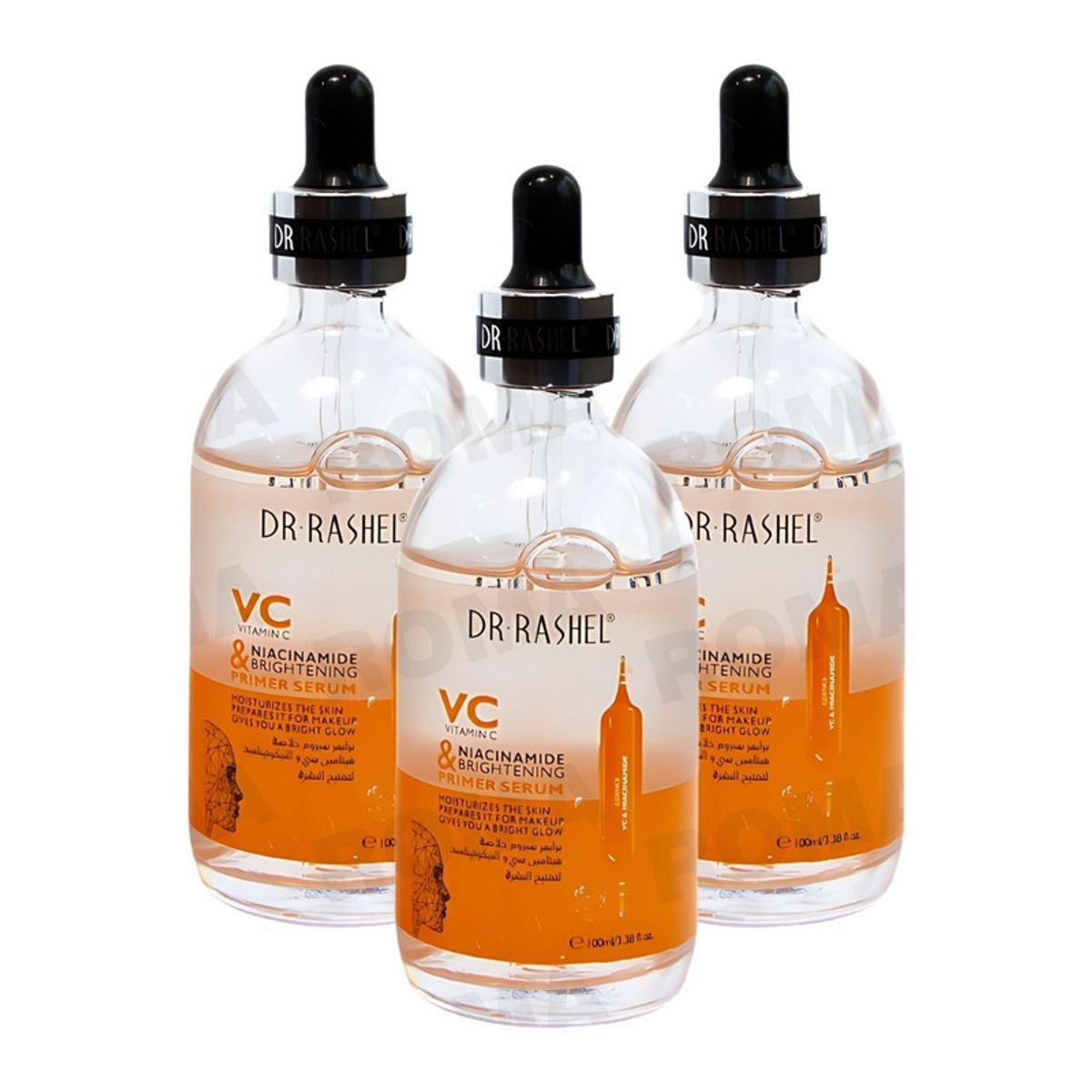 GENERICO - PACK 3 PRIMER SERUM FACIAL VITAMINA C 100 ML DR RASHEL