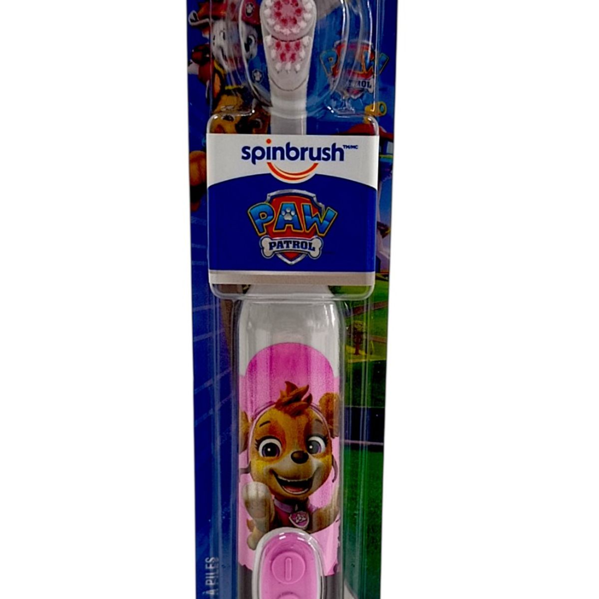 GENERICO - cepillo de dientes electrico skye paw patrol - spinbrush