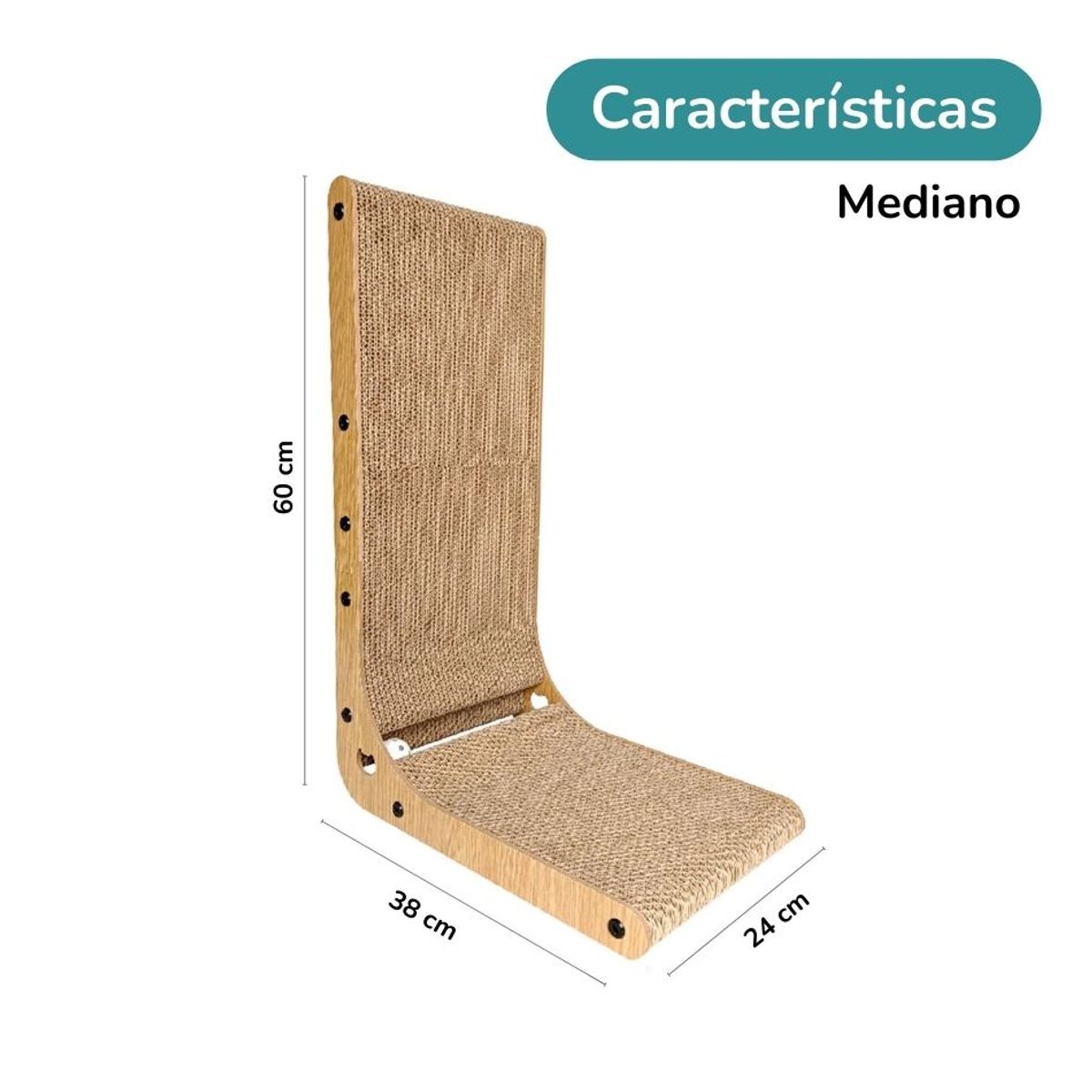 CAT OH - Rascado en L Skyline Cat - Mediano