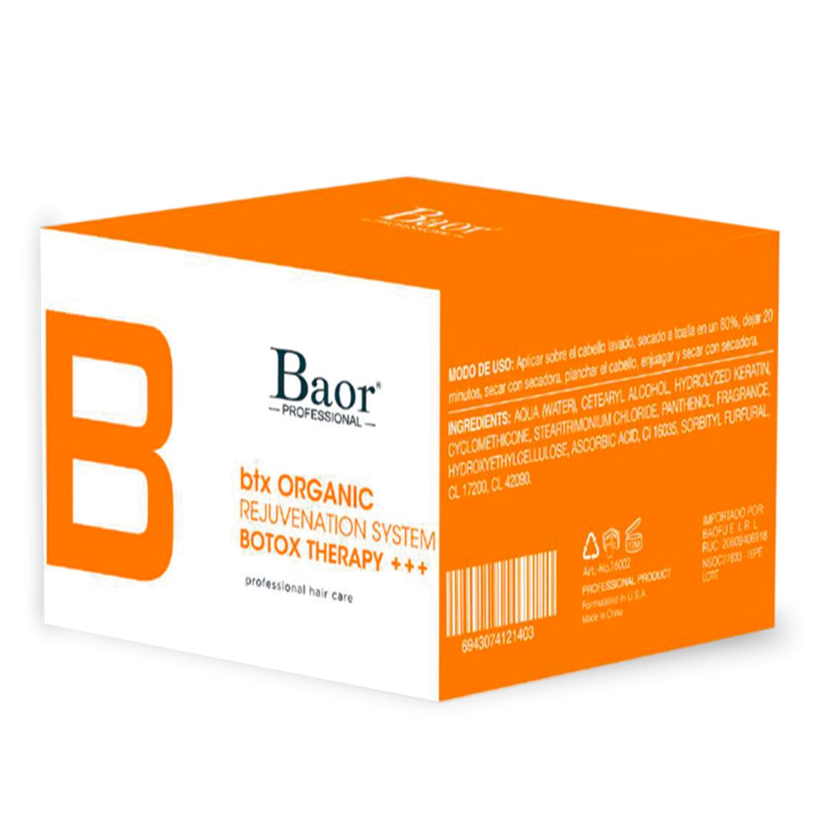 BAOR PROFESSIONAL - BAOR BOTOX ORGANIC CON VITAMINA C 300ML