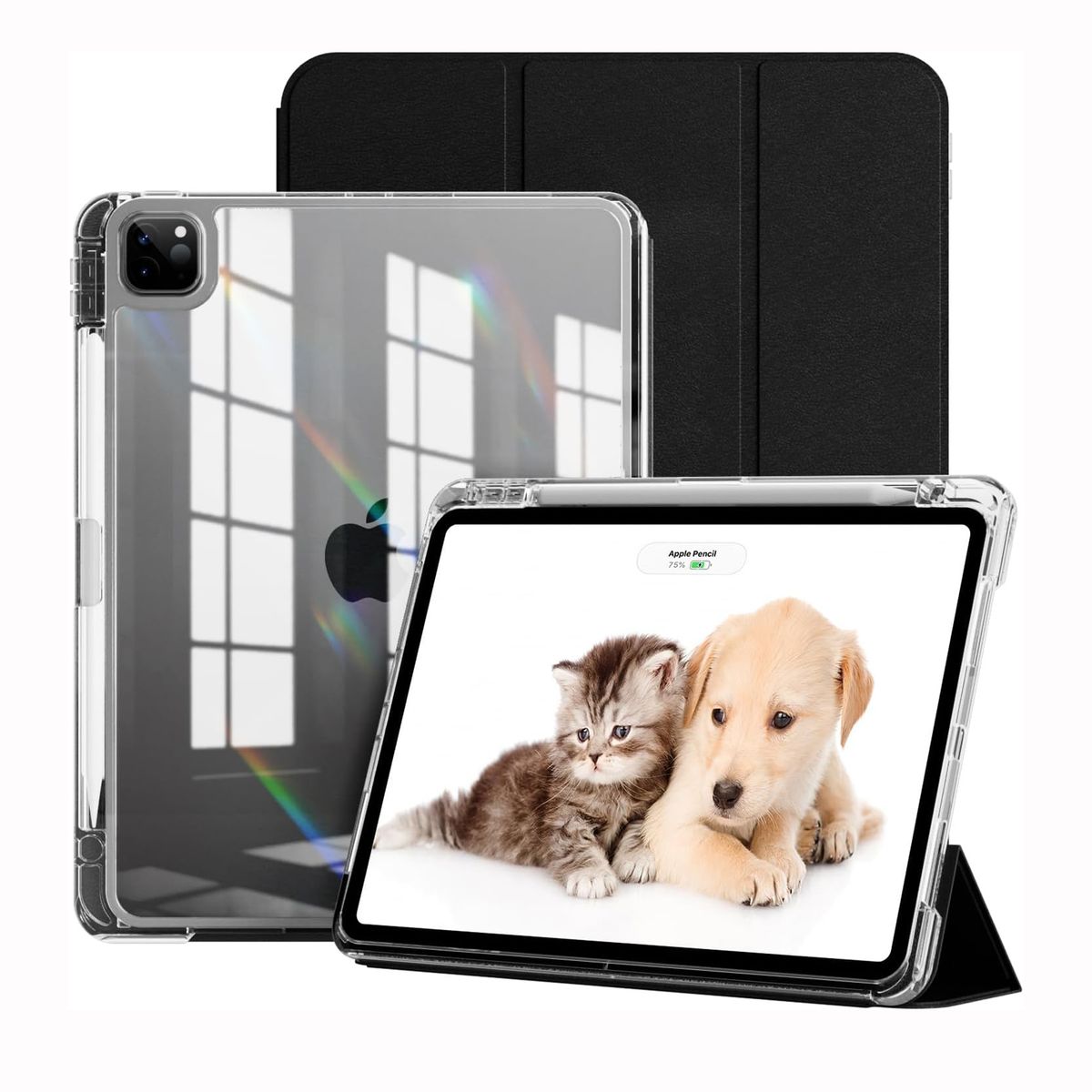 GENERICO - Funda Case Smart para iPad Pro 11 Chip M4 M5  - Black