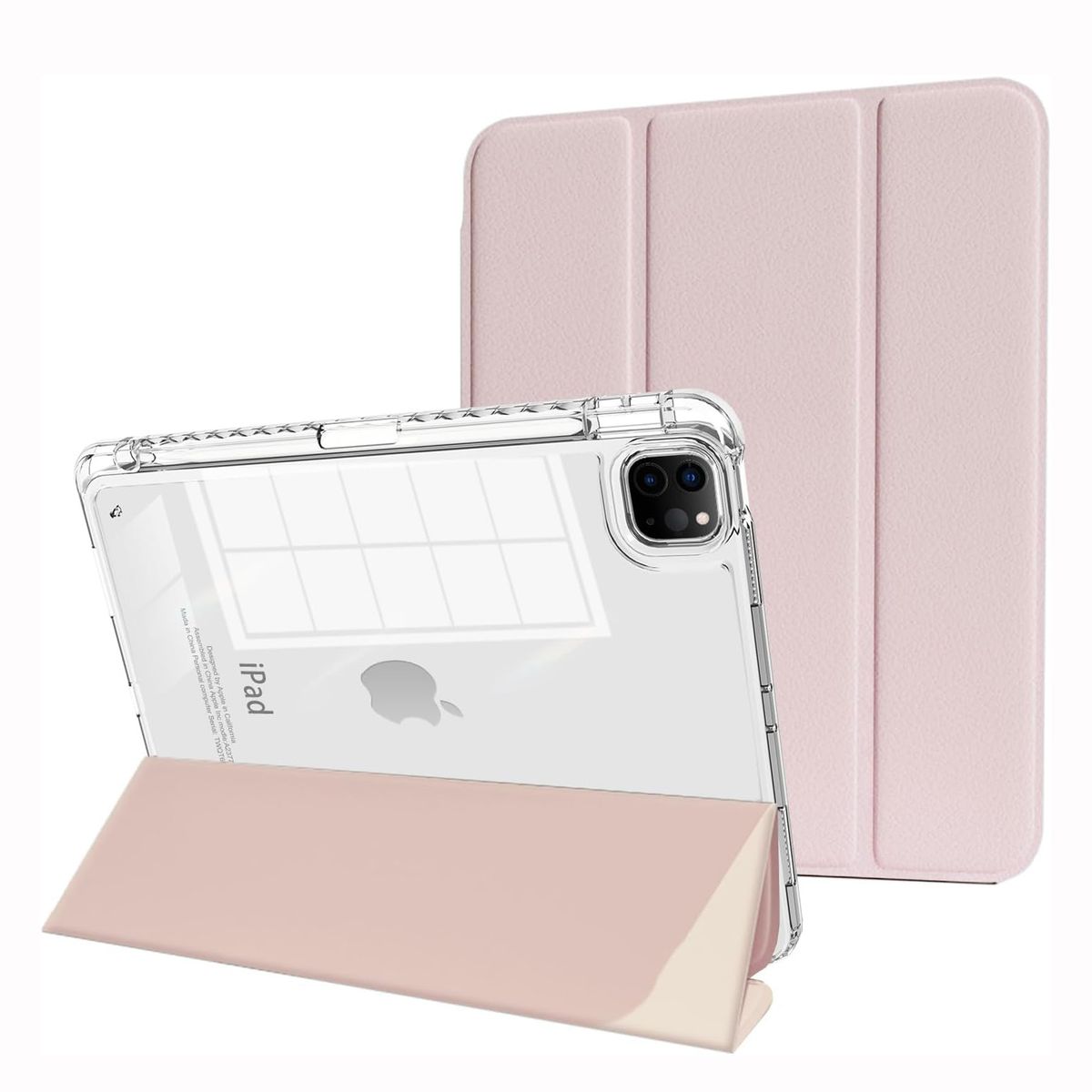 GENERICO - Funda Case Smart para iPad Pro 11 Chip M4 M5  - Rosa