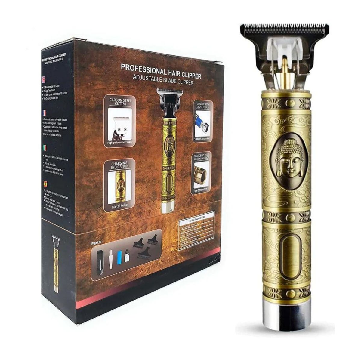 OEM - Cortadora de Cabello Patillera Trimmer Inalámbrica