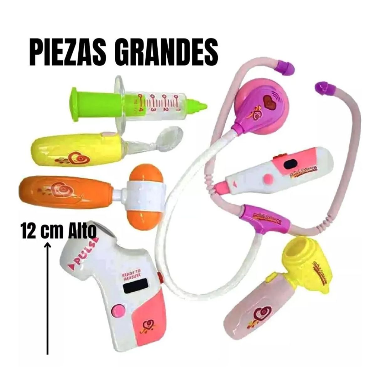 GENERICO - Juguete Doctor Con Luces Y Sonido  Kit Medico Rosado Niñas