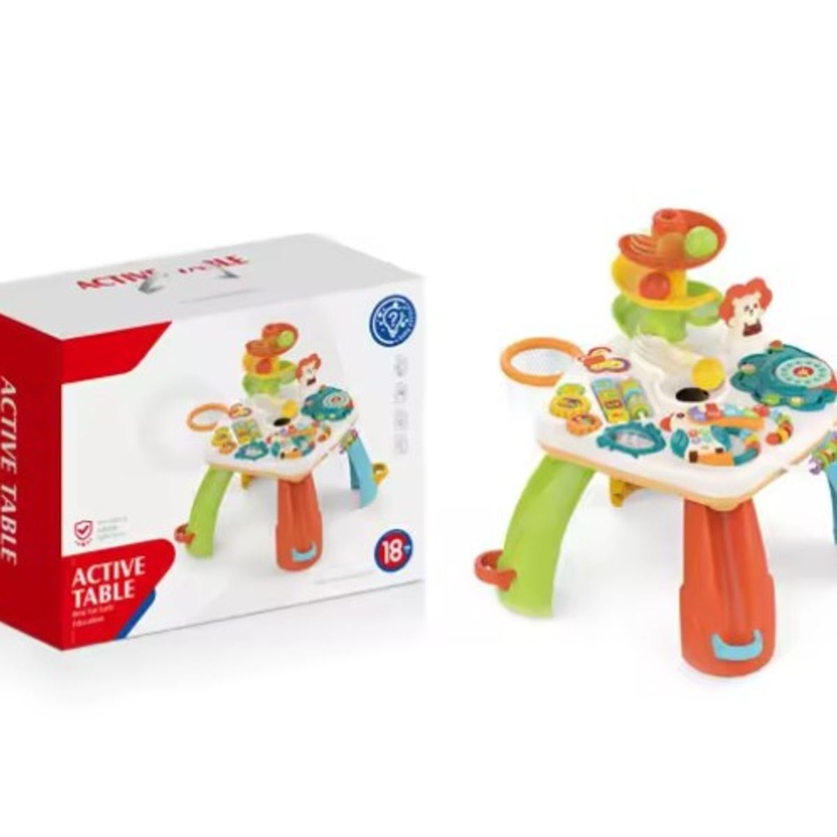 HUANGER - MESA DE ACTIVIDADES INTERACTIVA PARA BEBES JUEGO DIDACTICO Y SENSORIAL