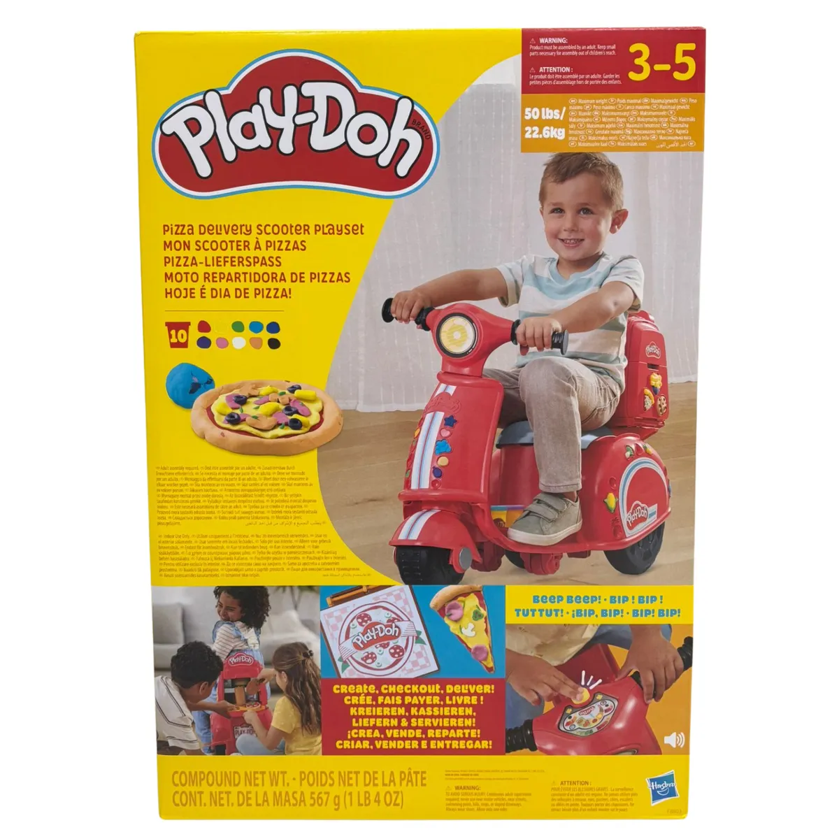 PLAY DOH - Set Play-Doh Moto Repartidora de Pizza