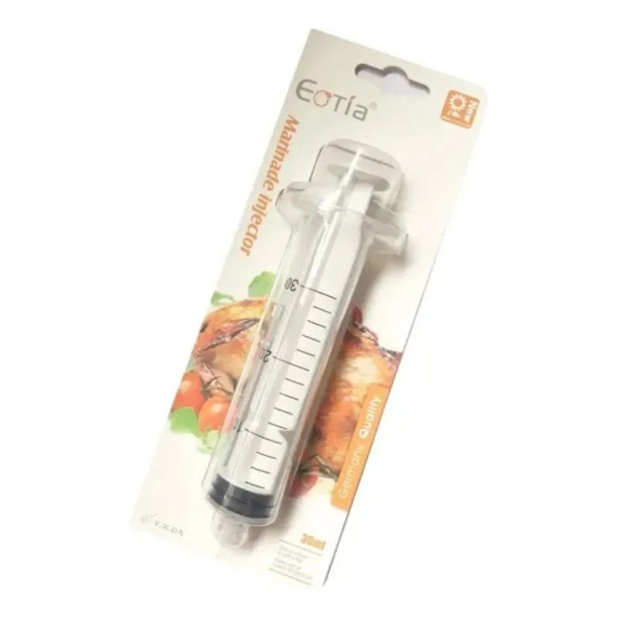 GENERICO - Jeringa de Pavo Herramientas de Hornear Inyector de Condimentos Carnes