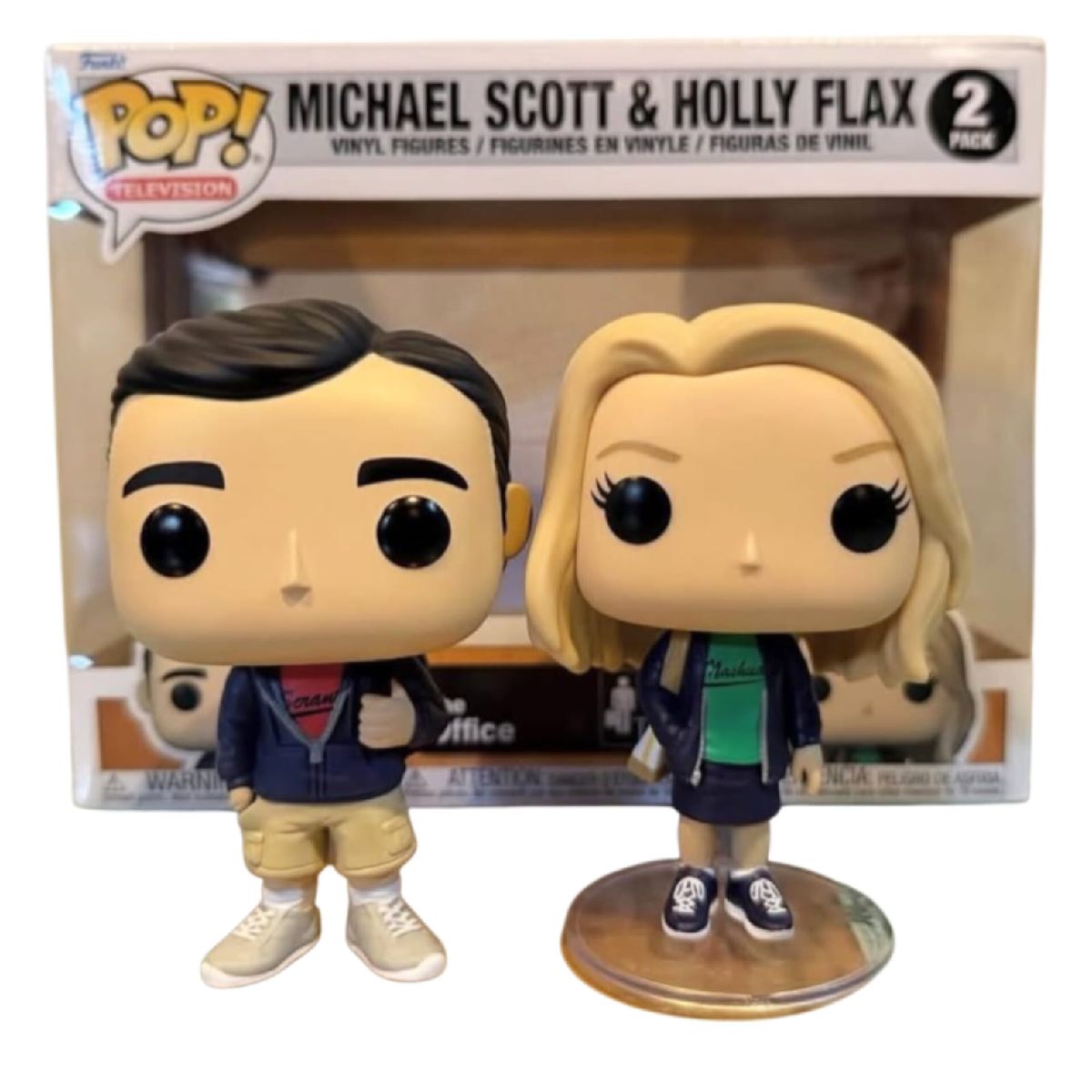 FUNKO - FUNKO POP 2-PACK MICHAEL SCOTT Y HOLLY FLAX THE OFFICE