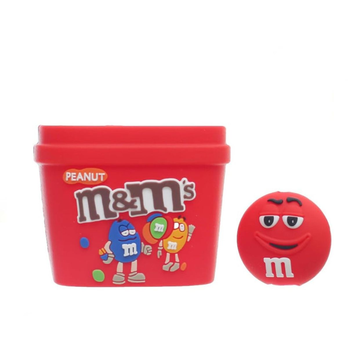 GENERICO - FUNDA DE ADAPTADOR COMPATIBLE PARA IPHONE 20W - M&M  ROJO