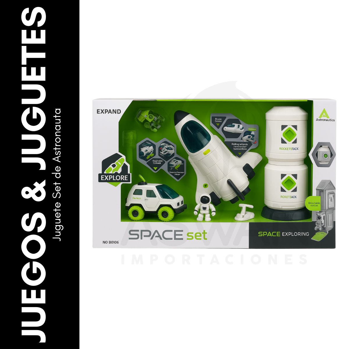 GENERICO - Juguete Set de Astronauta