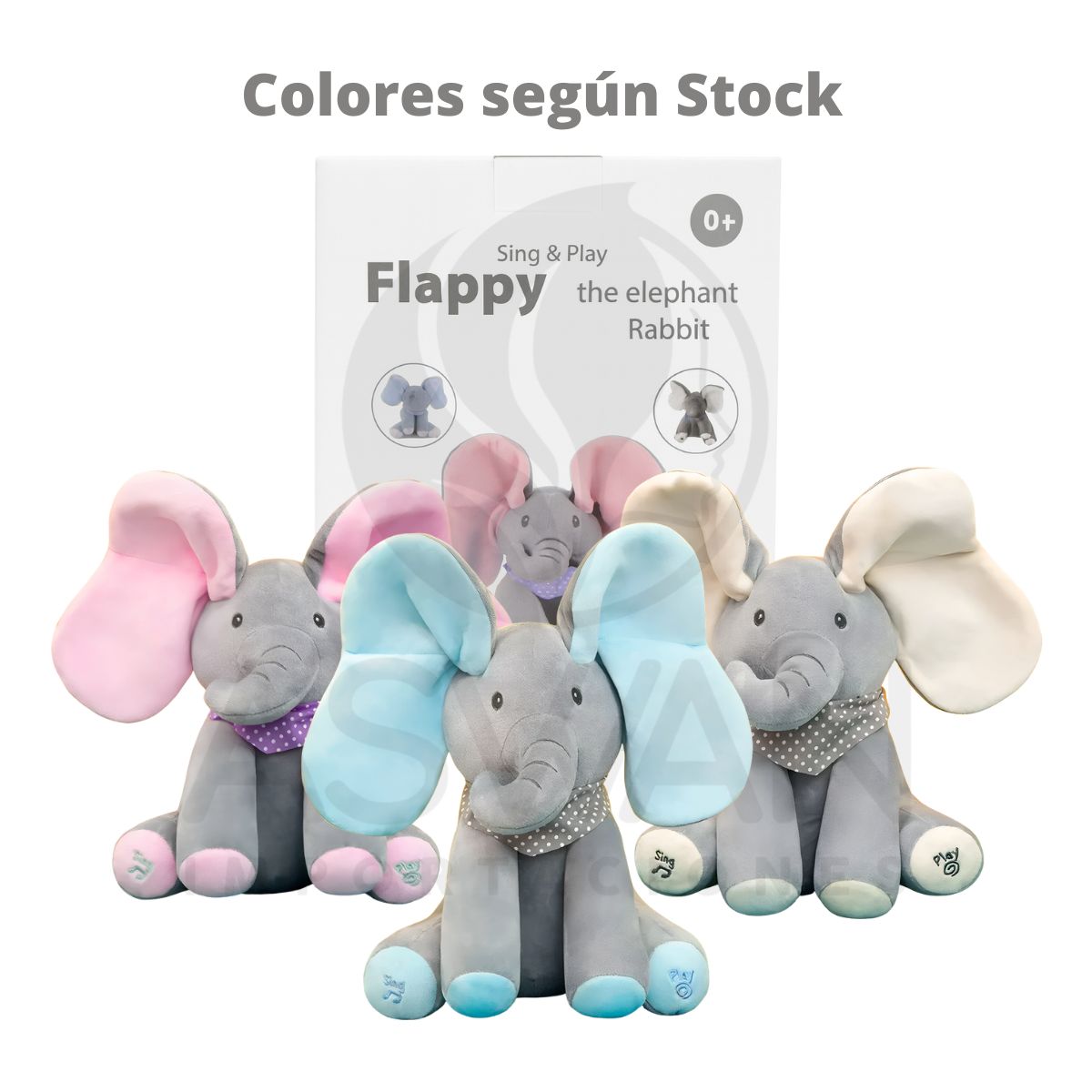 GENERICO - Juguete Elefante Mueve Orejitas