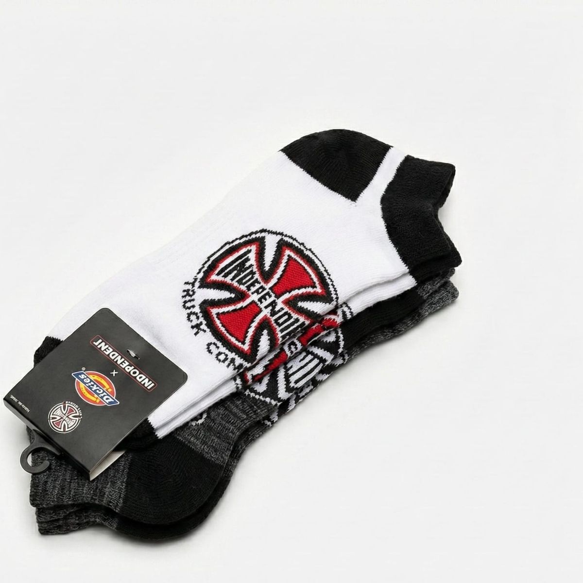 DICKIES - MEDIAS HOMBRE DICKIES INDEPENDENT SHOW ASSORMENT PAQUET  DE 3 GRIS SURT 6/12