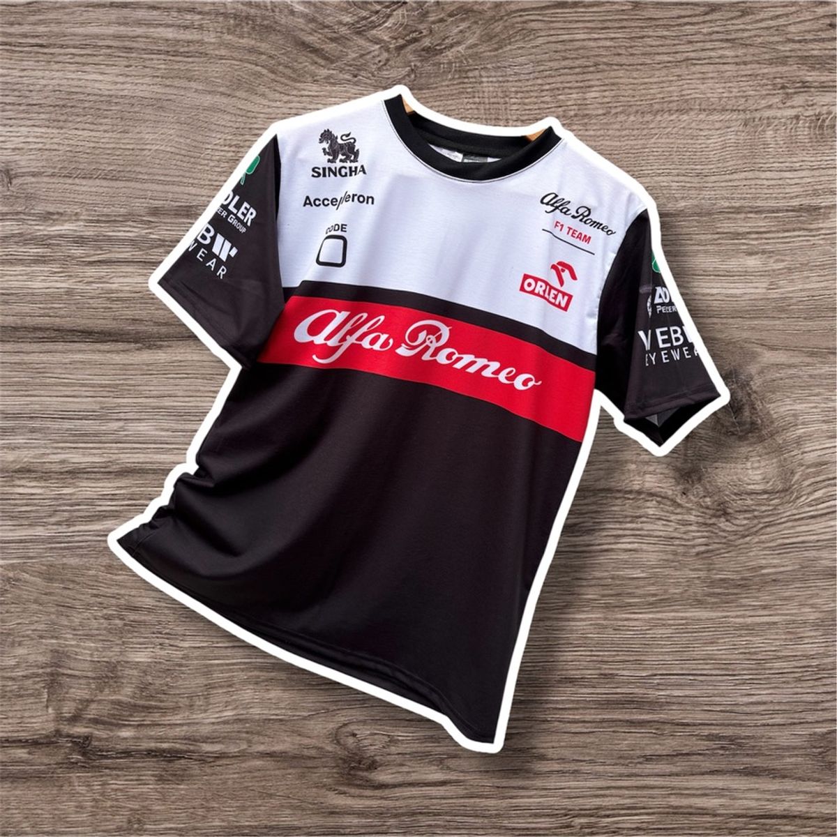 GENERICO - Polo Alfa Romeo Formula1 Camiseta F1 Autos Carrera