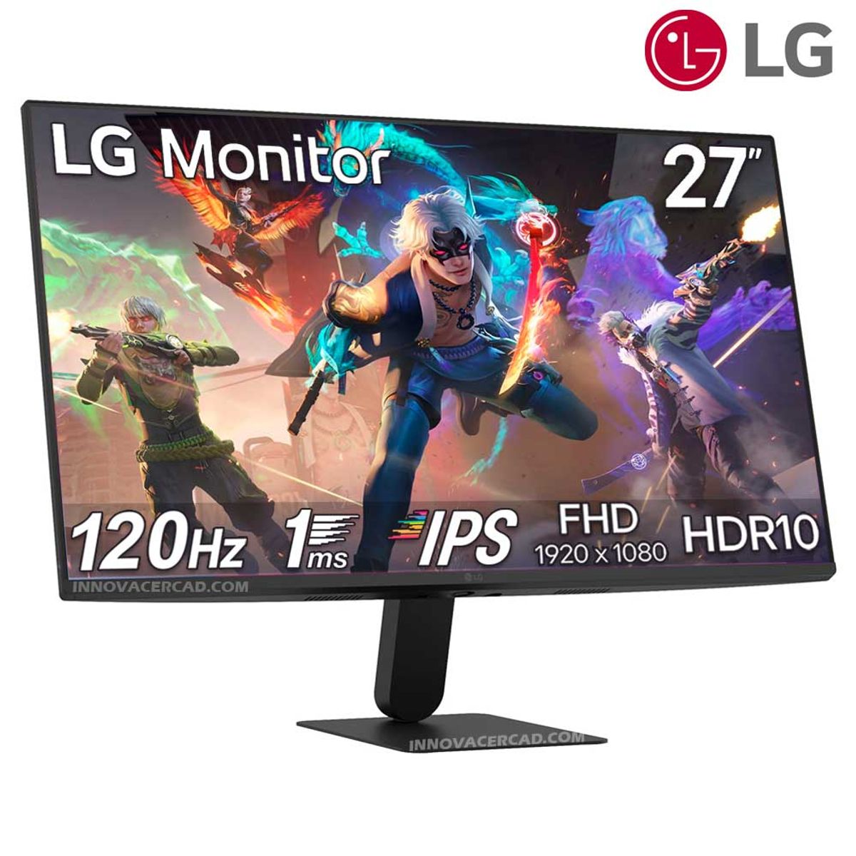 LG - Monitor LG UltraGear 27U411A-B 27 IPS FHD 120Hz 1ms HDR10