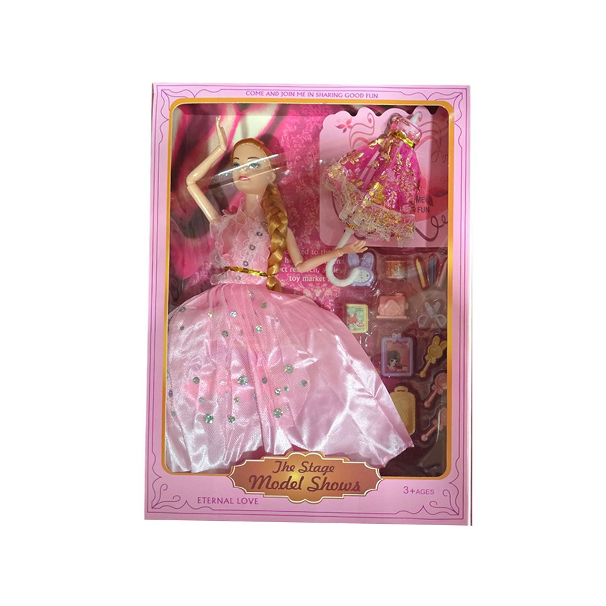 GENERICO - Muñeca The Stage Model Shows con Paraguas y Accesorios