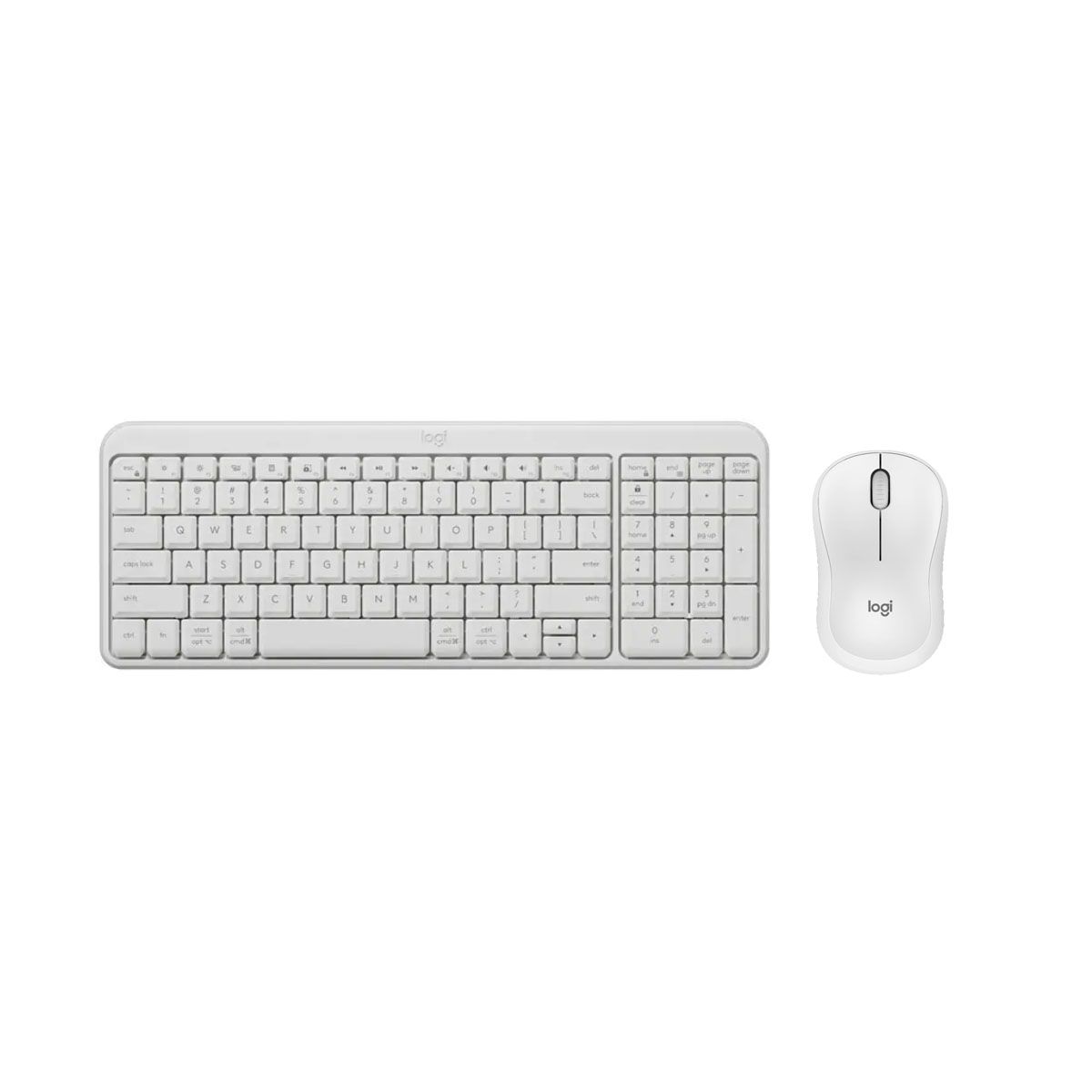 LOGITECH - TECLADO Y MOUSE LOGITECH K250 MOUSE M240 BLANCO