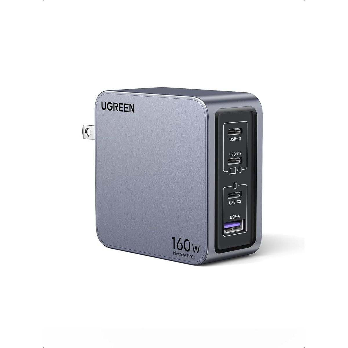 UGREEN - Cargador rápido  Nexode Pro de 160 W con 4 puertos GaN para iPhone