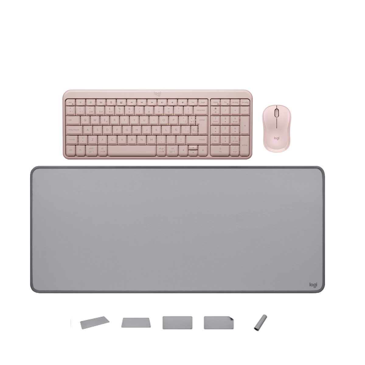 LOGITECH - KIT TECLADO MOUSE PAD MOUSE LOGITECH K250 M240 PAD MOUSE