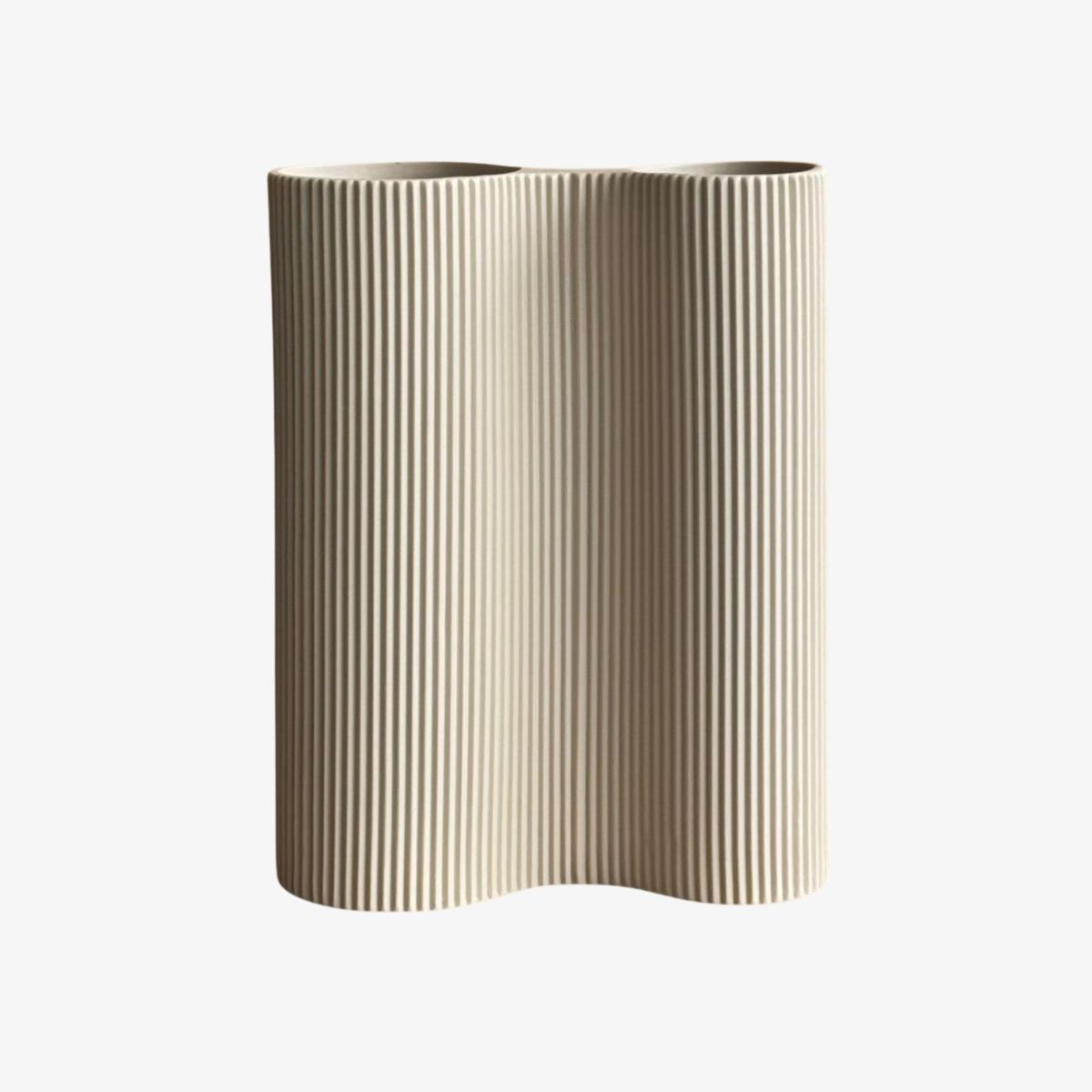 LAR DANIELSEN - Jarrón  de cerámica con doble entrada - Duo