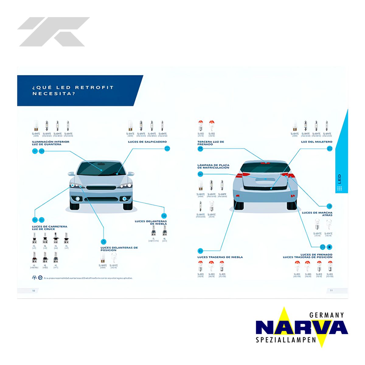 NARVA - Foco Narva Led H7 12-24v 24w