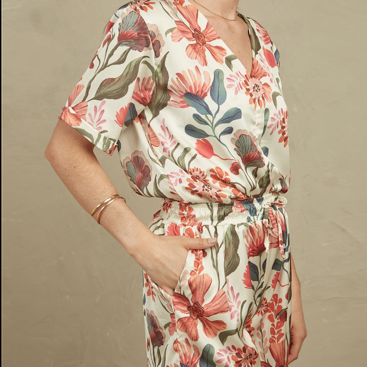 FASSINE - Blusa Casual Mujer