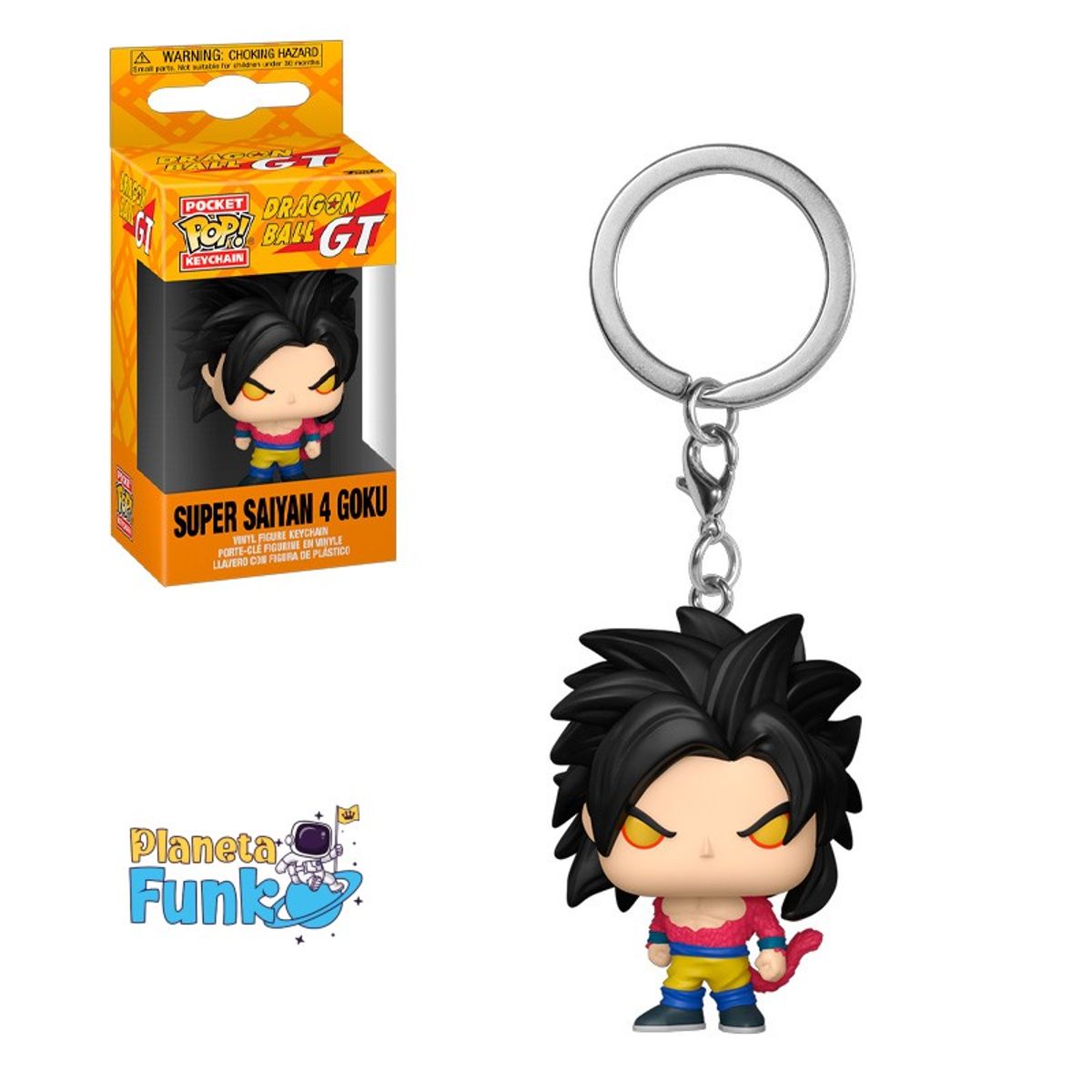 FUNKO - DRAGON BALL GT SUPER SAIYAN 4 GOKU LLAVERO POCKET POP