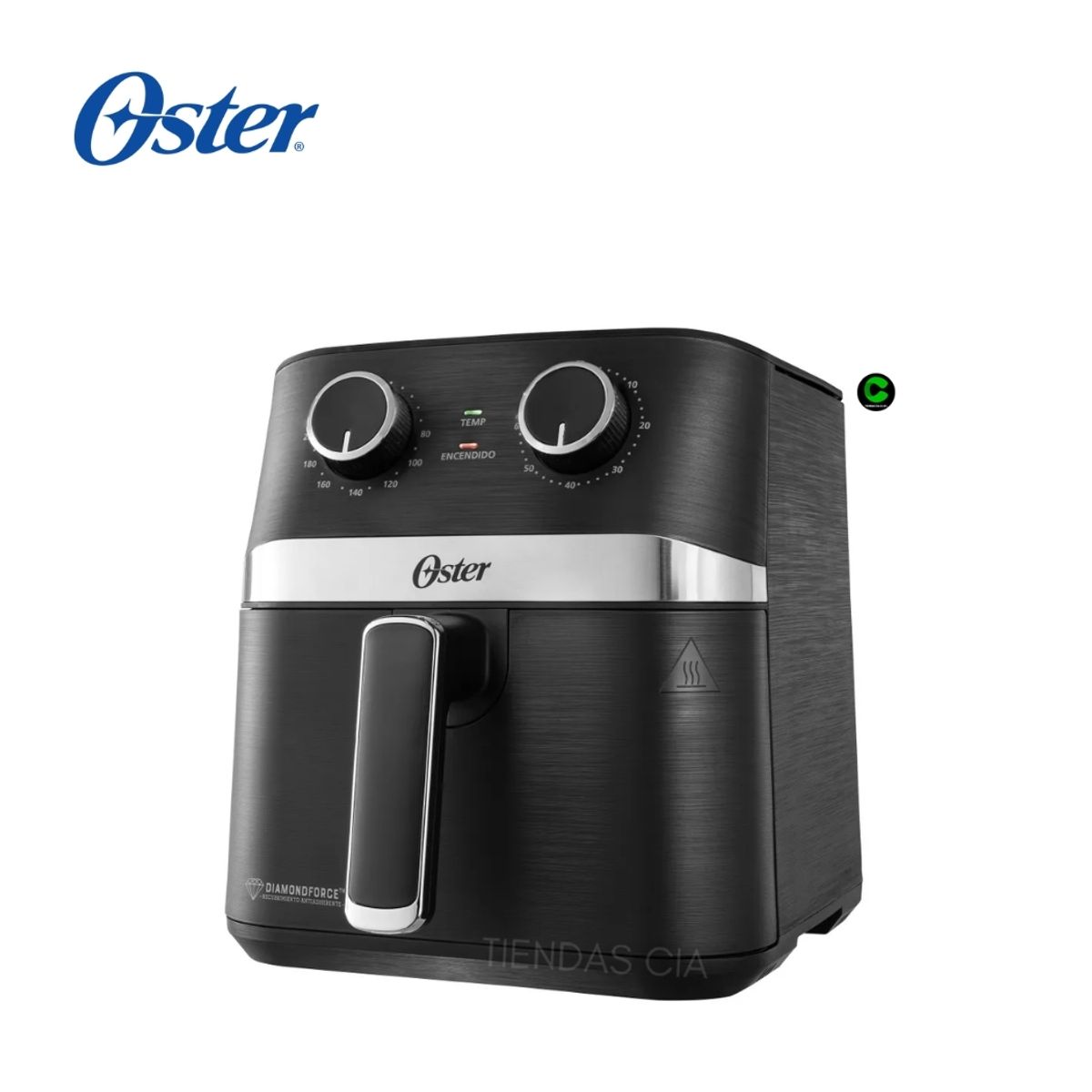 OSTER - Freidora De Aire Oster 4L Manual Con DiamondForce